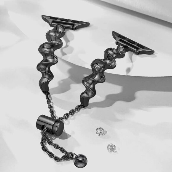 NEW Adjustable Luxury Strap Bracelet Stainless Band For Apple Watch - Silver - Picture 5 of 6